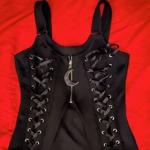 Killstar Farah Fatale Corset Moon Top